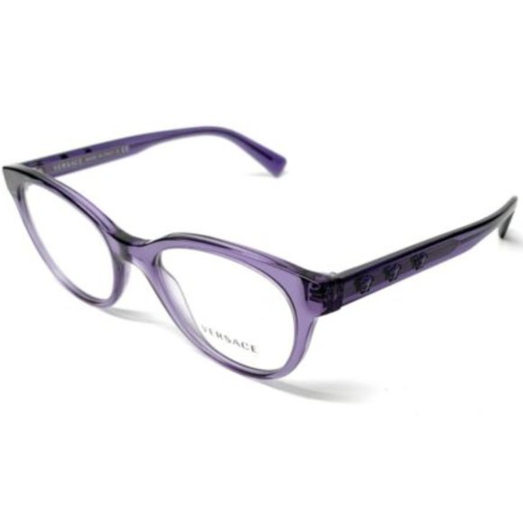 Versace Unisex Transparent Purple Eyeglasses!